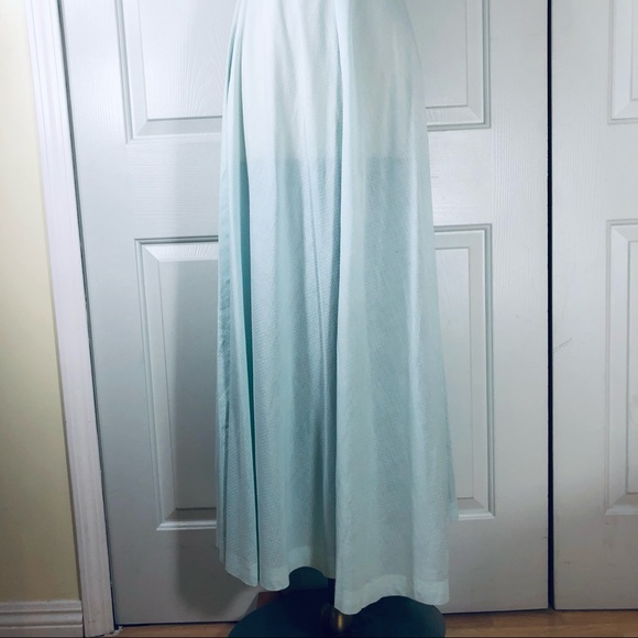 Vintage Ms Rita California Fit & Flare Wide Collar Lace Blue Dress Size S - Picture 3 of 16